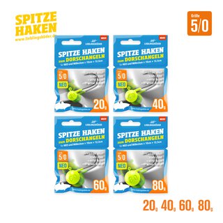 Spitze Haken Gr. 5/0 Neo 20 gr.