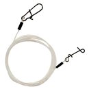 Vorfach Fluorocarbon Karabiner-Knotenlosverbinder 60 cm;...