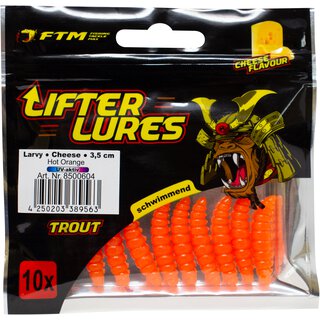 Lifter Lures Larvy Cheese 3,5 cm hot orange