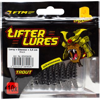 Lifter Lures Larvy Cheese 3,5 cm black