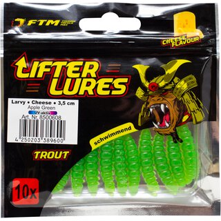 Lifter Lures Larvy Cheese 3,5 cm apple green