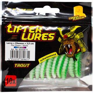 Lifter Lures Larvy Cheese 3,5 cm hot green