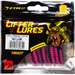 Lifter Lures Larvy Cheese 3,5 cm hot pink