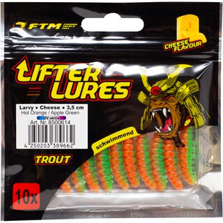 Lifter Lures Larvy Cheese 3,5 cm hot orange