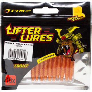 Lifter Lures Wurmy Cheese 6,5 cm pellets