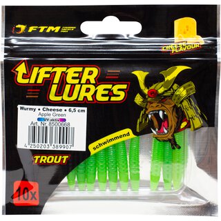 Lifter Lures Wurmy Cheese 6,5 cm apple