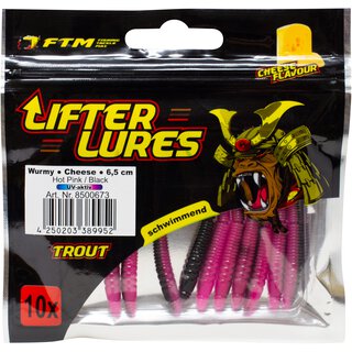 Lifter Lures Wurmy Cheese 6,5 cm hot pink