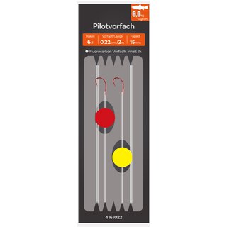 Pilotvorfach Rund 0,20 mm, 2m, 8#