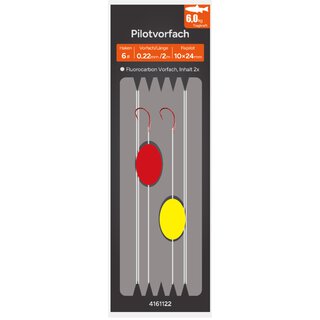 Pilotvorfach Oval 0,20 mm, 2m, 8#